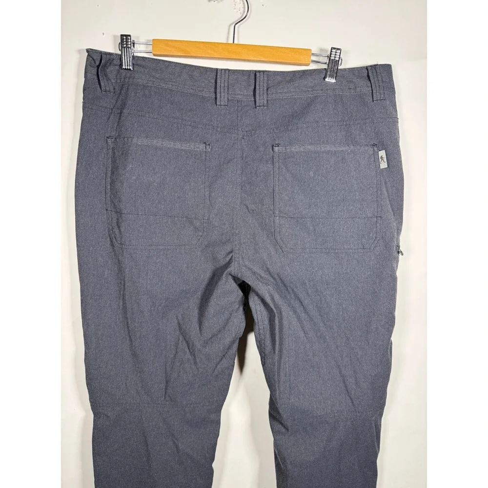 Royal Robbins Mens 38x30 Standard Fit Performance Hiking Pants Charcoal Grey
